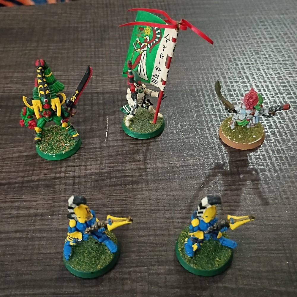 Warhammer 40k Eldar Aeldari Striking Scorpion Dire Avenger Harlequin Painted Lot
